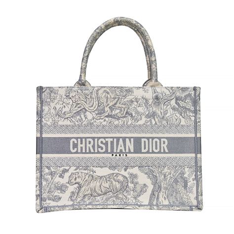 christian dior gray toile de jouy embroidery medium book tote|christian Dior Book Tote patterns.